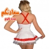 لانجرى تنكرى ممرضة قصير لانجرى حريمى للعب الأدوار