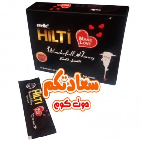 عسل هيلتي للرجال – الجرعة: كيس واحد قبل الجماع بـ 60 دقيقة – عبوة 12 كيس