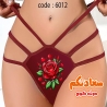 اندرات زبدة مستورد برسوم وردة حمراء – كود 6012